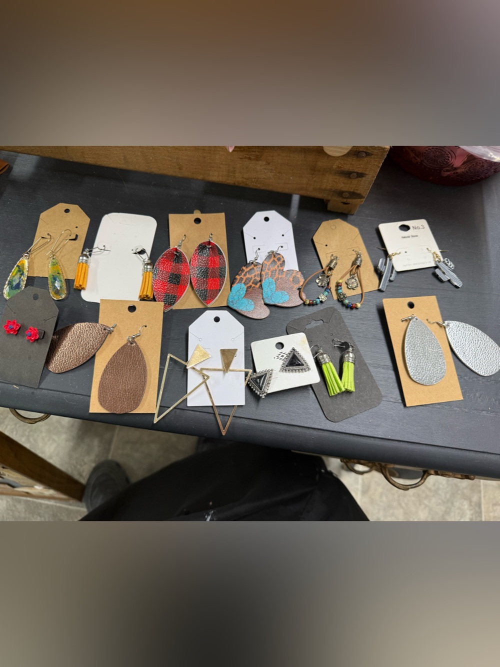 12/ piece Assorted Fashion Earring Lot -1